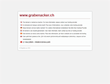 Tablet Screenshot of grabenacker.ch